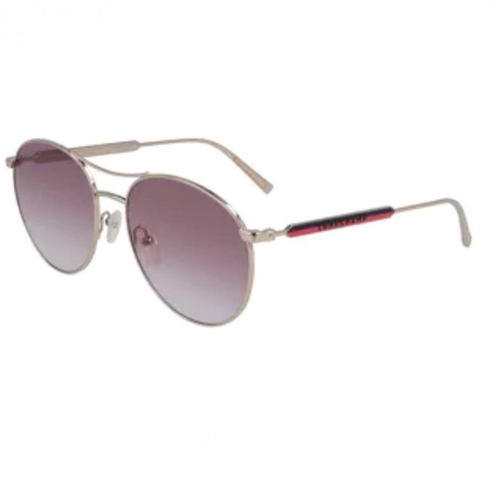 Longchamp Women's LO133S 722 Full RimGold Pilot Frame Sunglasses sz 59-17-145